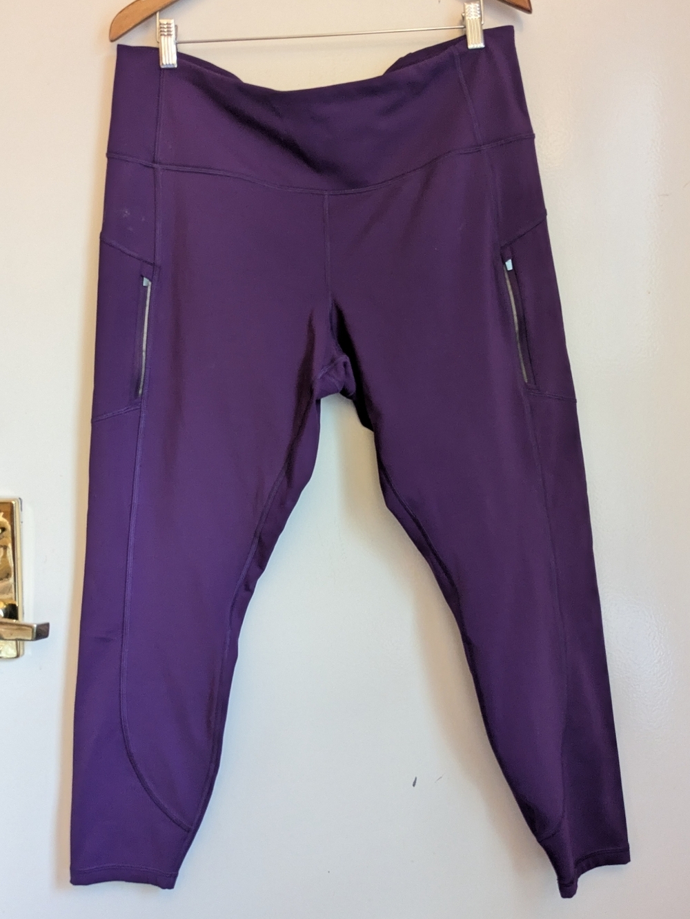 Athleta Rainier Tight Leggings Purple Violet Yoga Fitness Workout Pants 2X - Picture 2 of 16